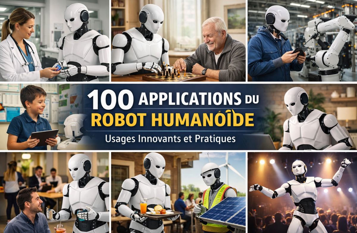 100 applications du robot humanoïde : usages innovants et pratiques